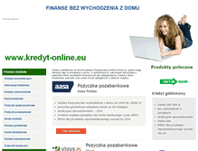 Tablet Screenshot of kredyt-online.eu